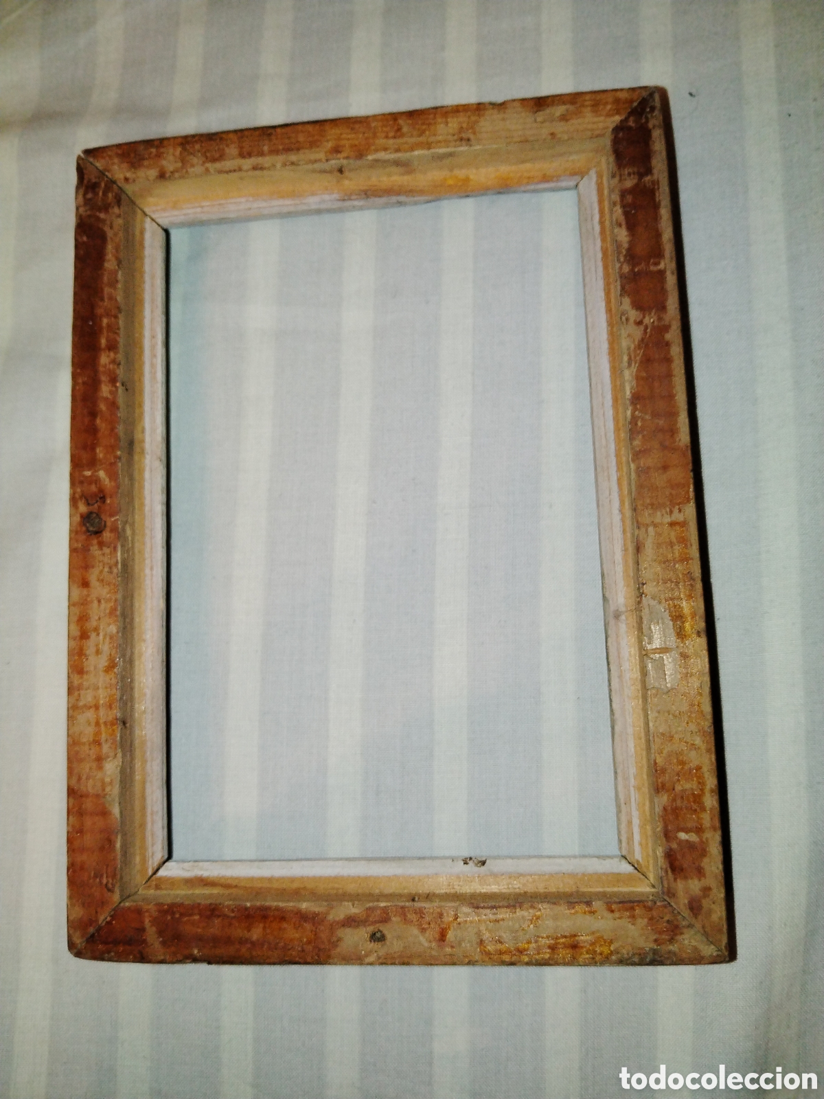 Antig&uuml;edades: Peque&ntilde;o marco de madera. 18 x 13 cms - Foto 2