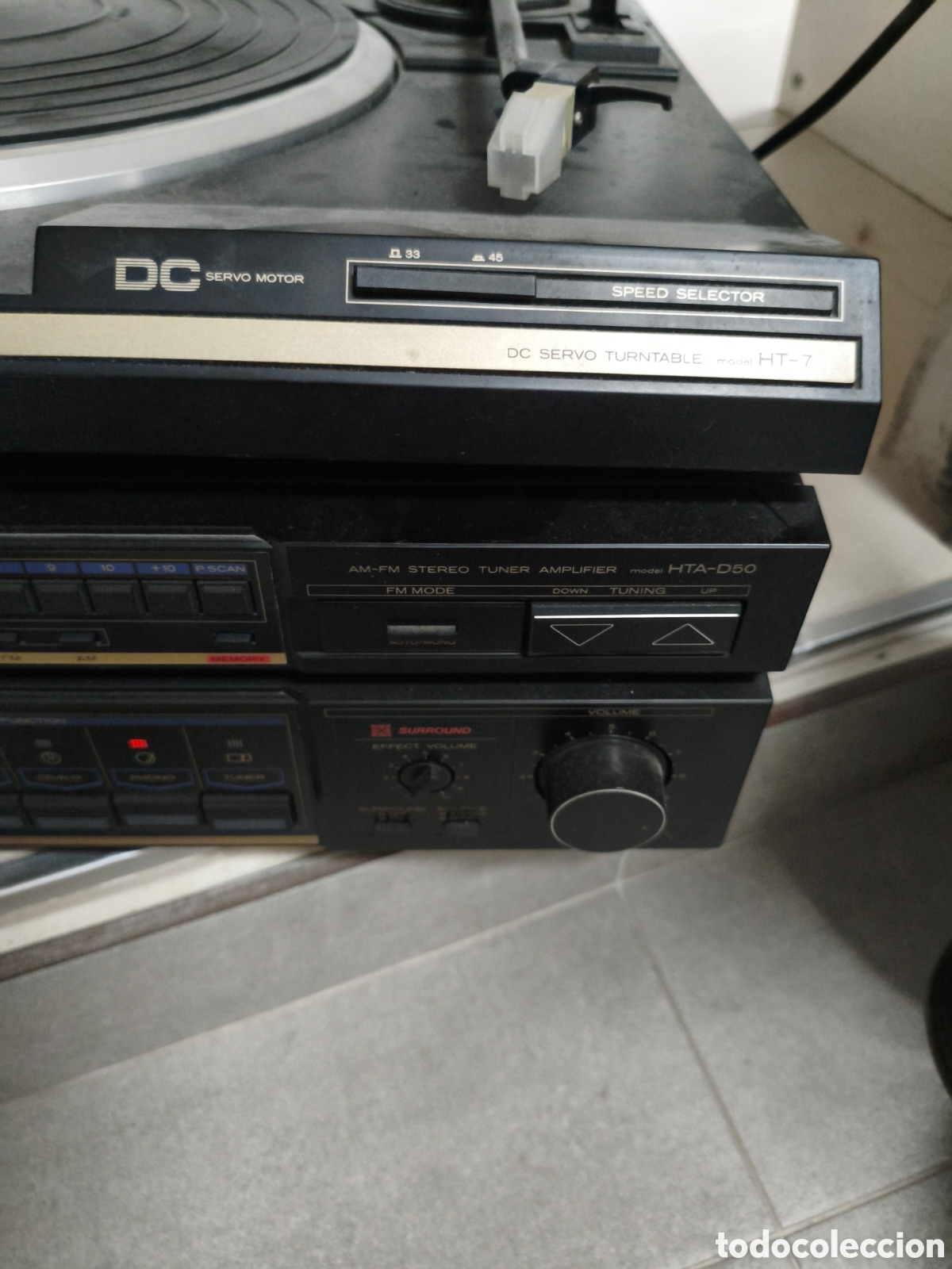 Antig&uuml;edades: Tocadiscos y Amplificador Hitachi - Foto 3