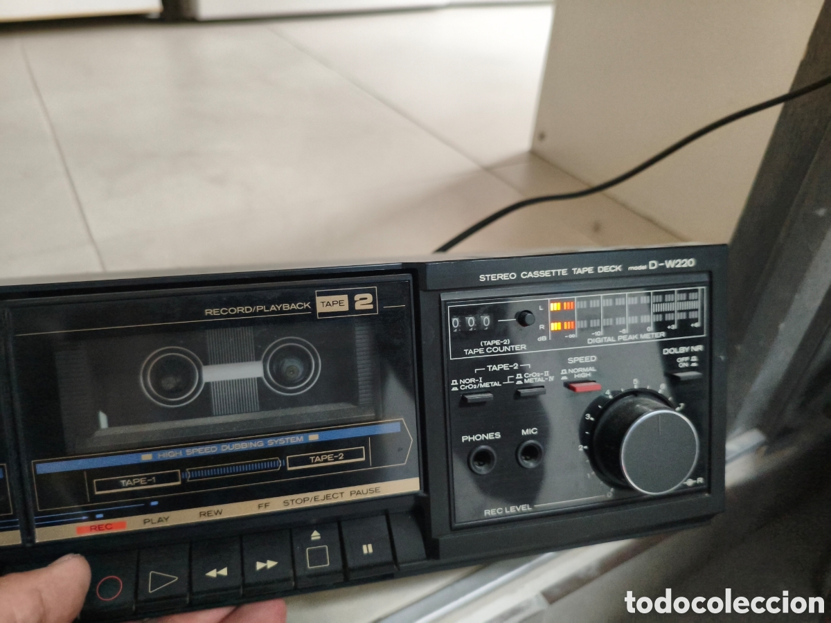 Antig&uuml;edades: Pletina cassettes est&eacute;reo Hitachi - Foto 6