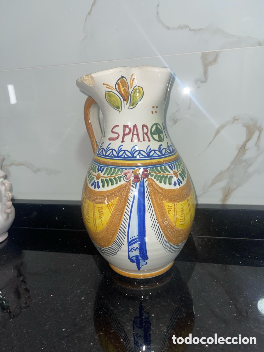 Antig&uuml;edades: Jarra de cermica murciana - Foto 2