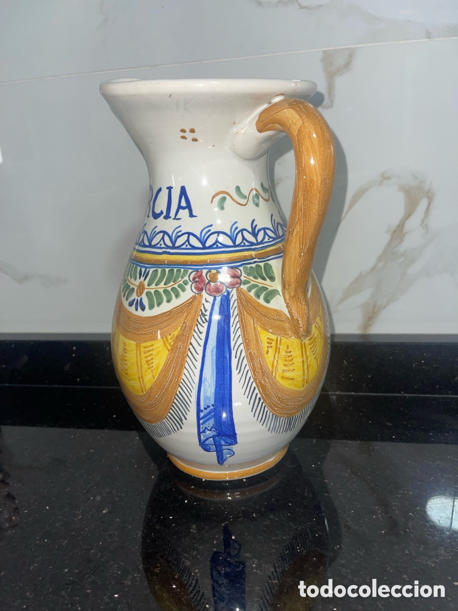 Antig&uuml;edades: Jarra de cermica murciana - Foto 3