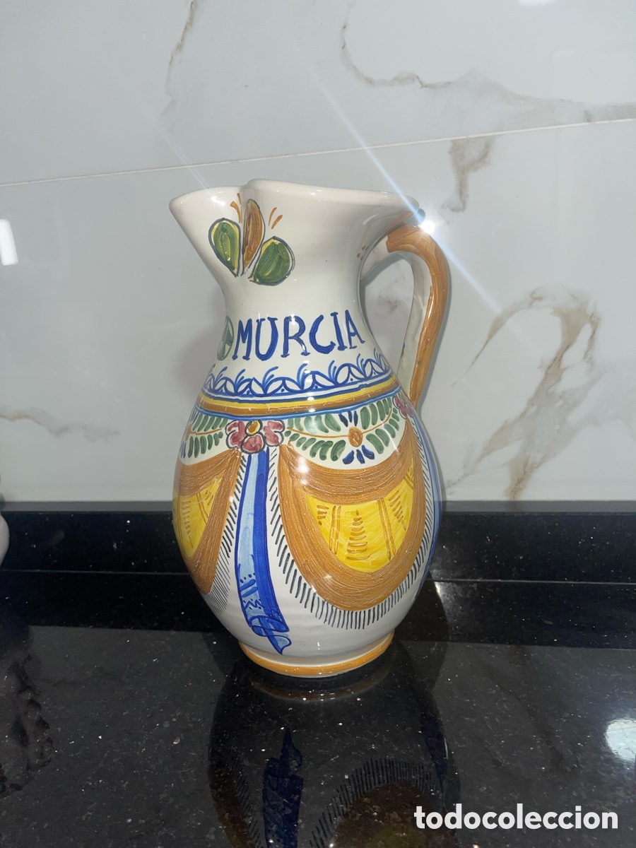 Antig&uuml;edades: Jarra de cermica murciana