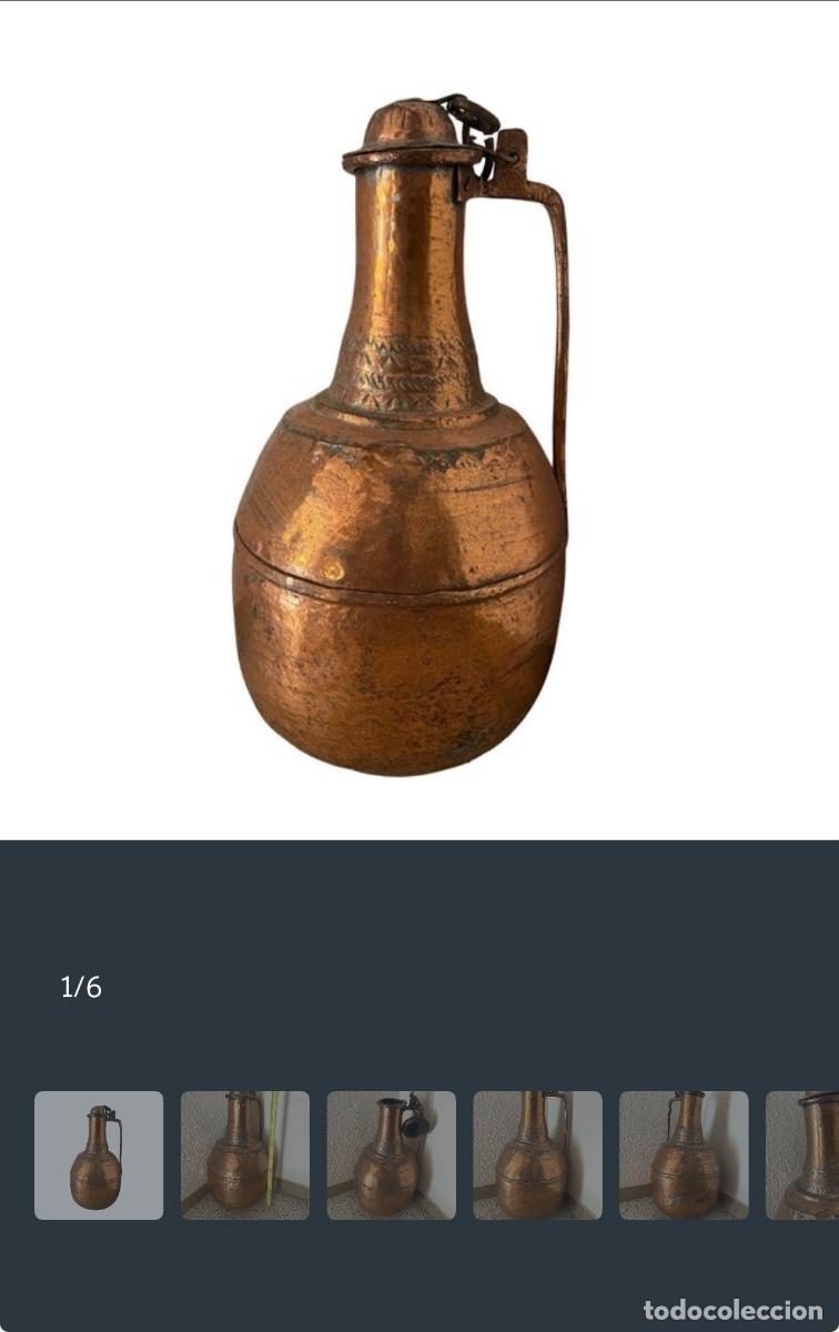 Antiques: Alquitara antigua de bronce de Turqu&iacute;a