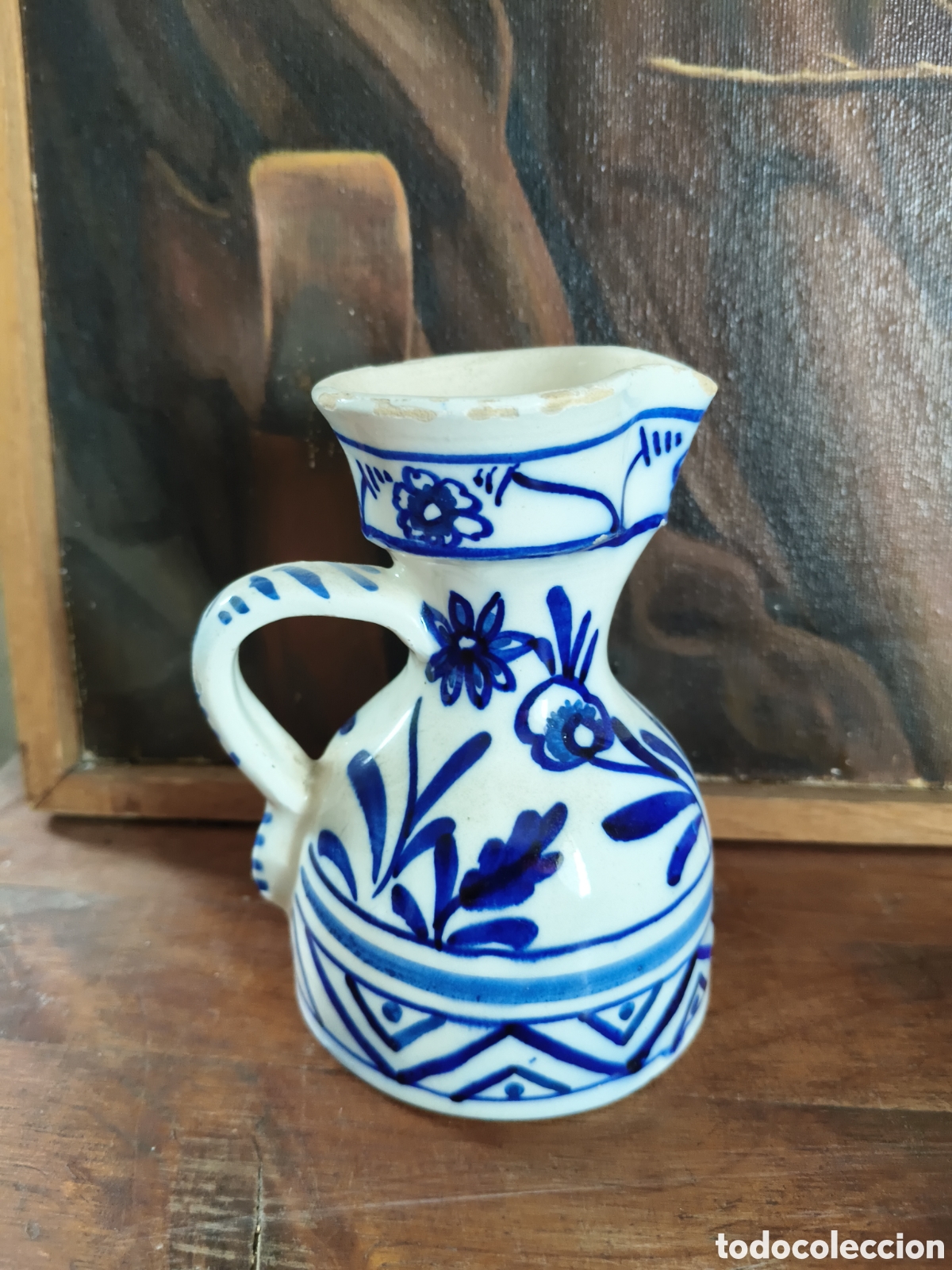 Antig&uuml;edades: Jarra alcuza estilo levantina a&ntilde;os 80