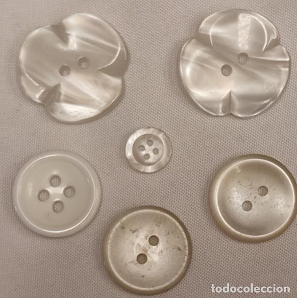 Antiques: LOTE DE 6 BOTONES ANTIGUOS