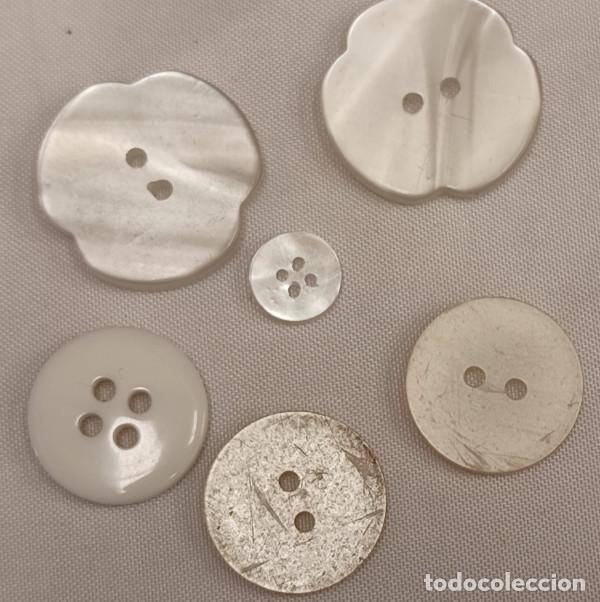 Antig&uuml;edades: LOTE DE 6 BOTONES ANTIGUOS - Foto 4