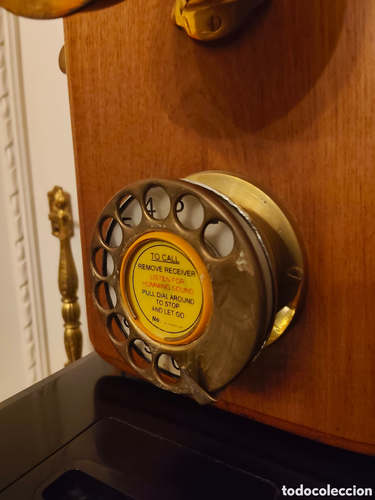Antig&uuml;edades: Impresionante tel&eacute;fono de pared - Foto 3
