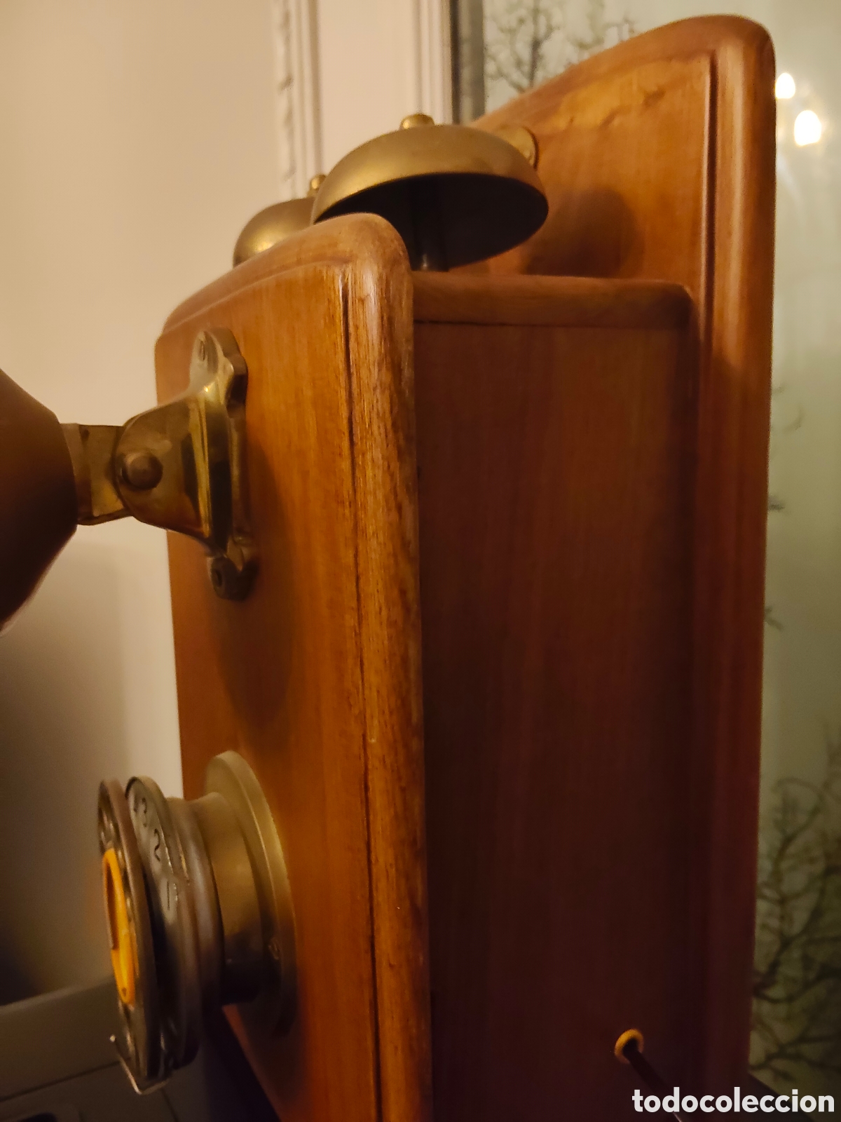 Antig&uuml;edades: Impresionante tel&eacute;fono de pared - Foto 4