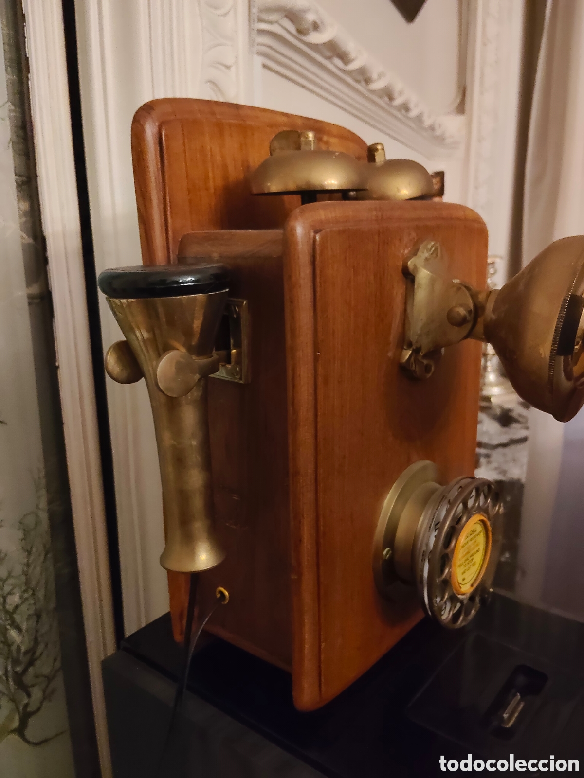 Antig&uuml;edades: Impresionante tel&eacute;fono de pared - Foto 6