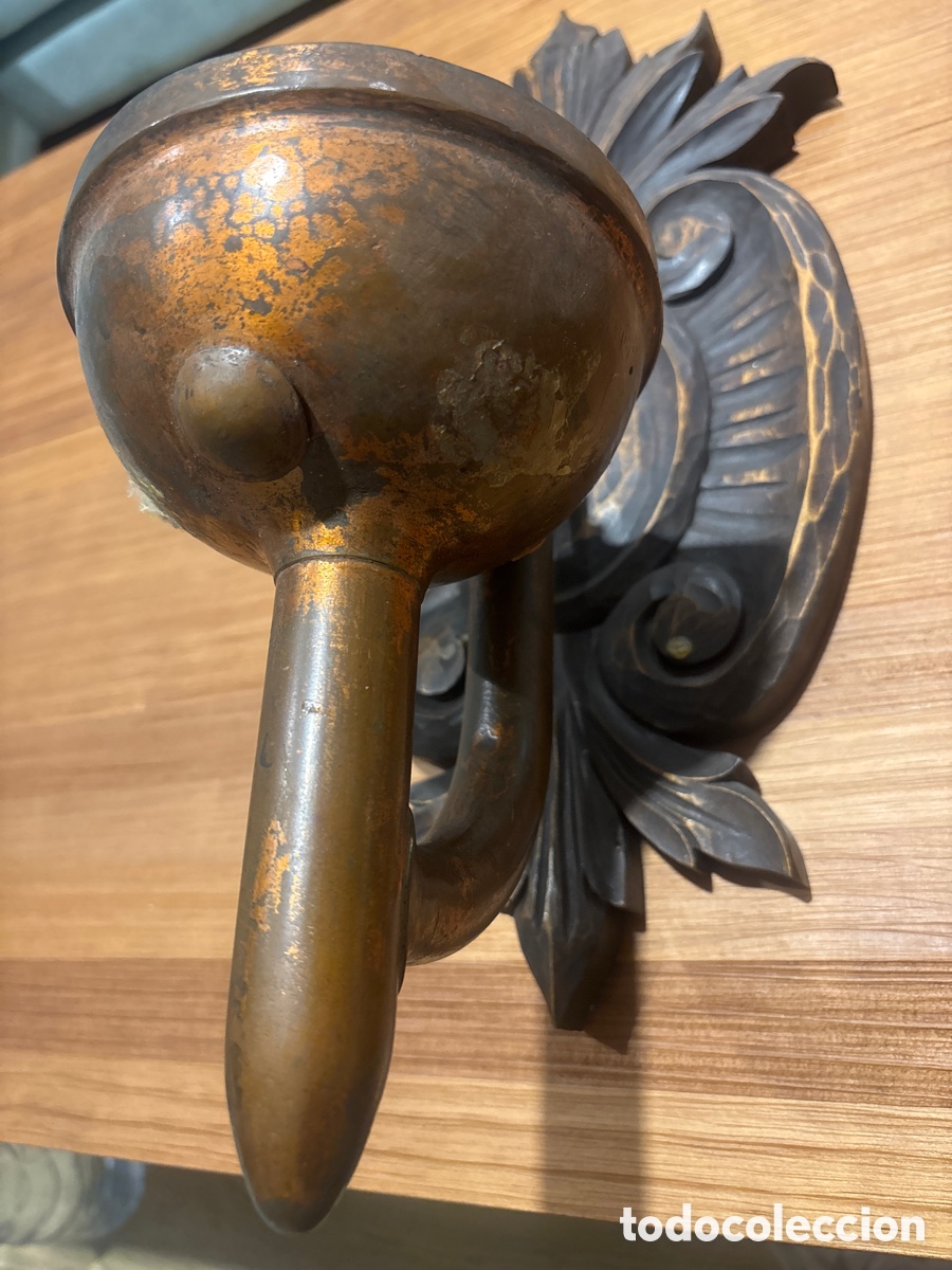 Antig&uuml;edades: Aplique de madera para velas ,pared. - Foto 4