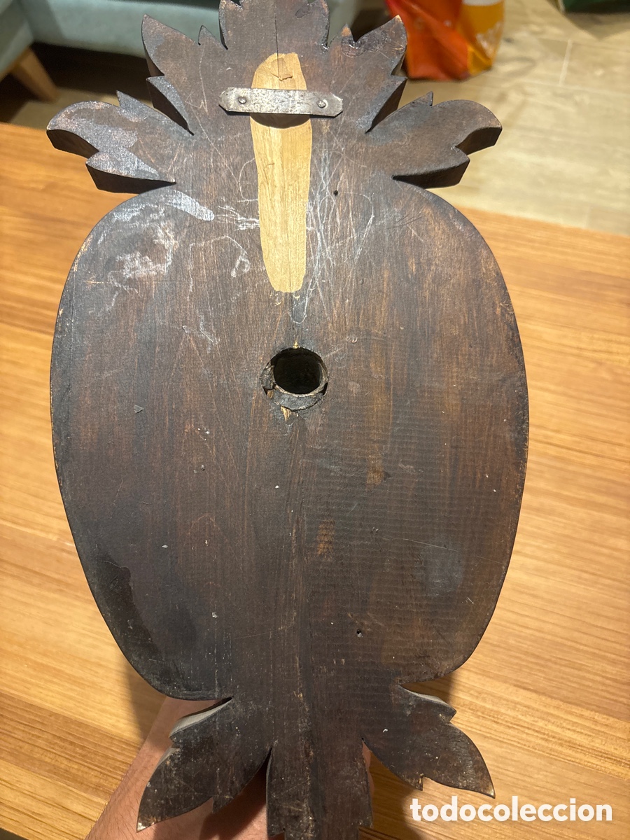 Antig&uuml;edades: Aplique de madera para velas ,pared. - Foto 5