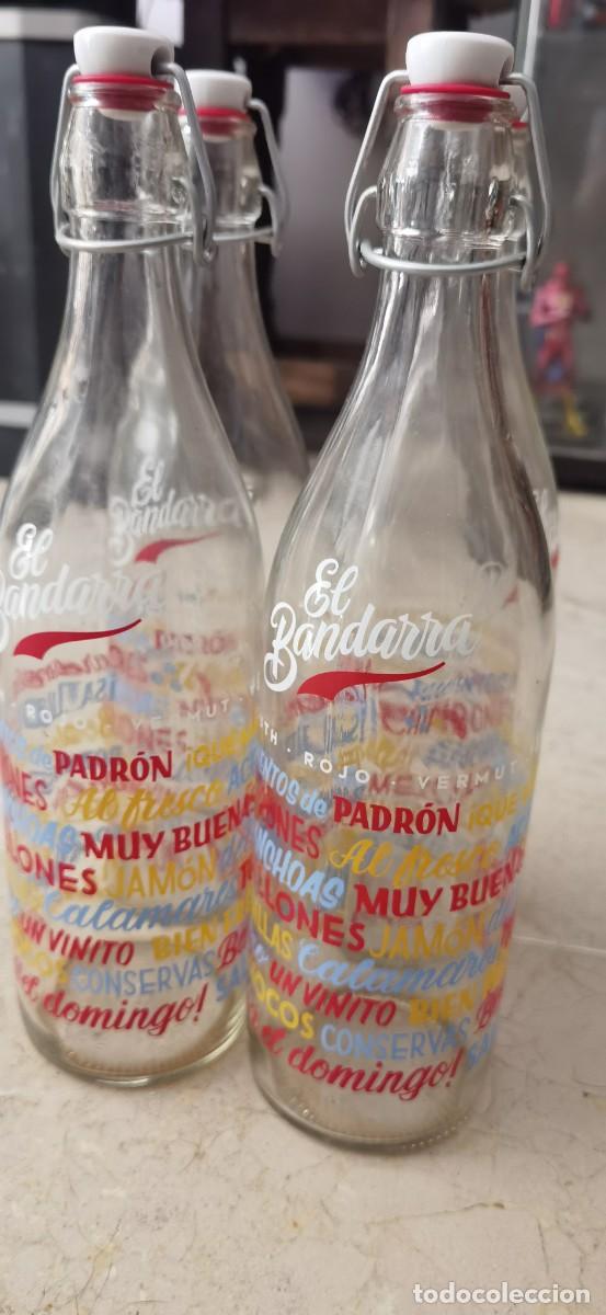 Antig&uuml;edades: Lote botellas cristal - Foto 5