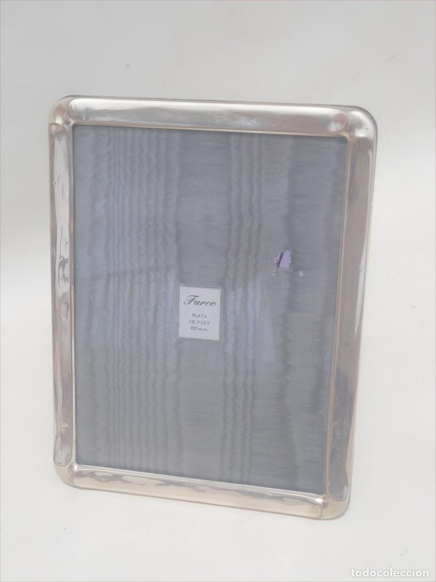 Antig&uuml;edades: Marco de fotos de plata de ley 925, Farco, 22,5 x 17,5 cm, peso 380 g