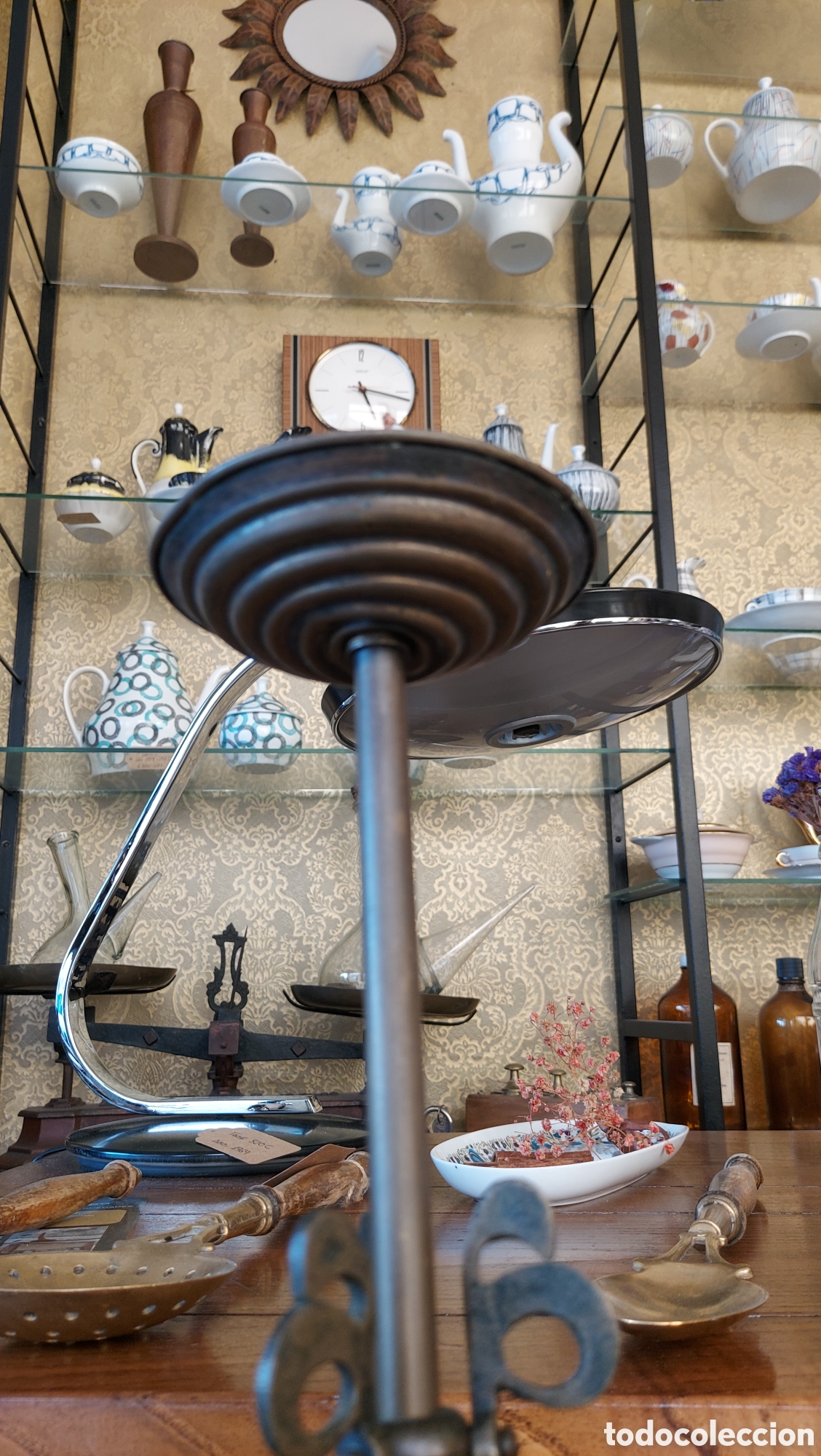 Antig&uuml;edades: L&aacute;mpara de techo modernista - Foto 5