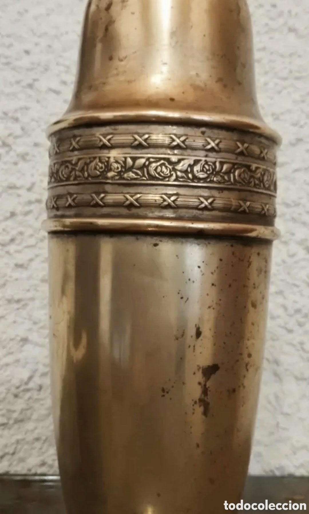 Antiguidades: Elegante jarr&oacute;n o florero antiguo