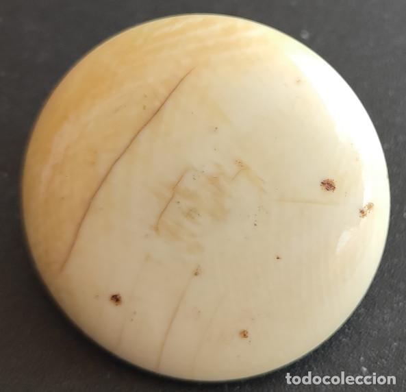 Oggetti Antichi: ANTIGUO BOTON DE HUESO O SIM. 30 MM