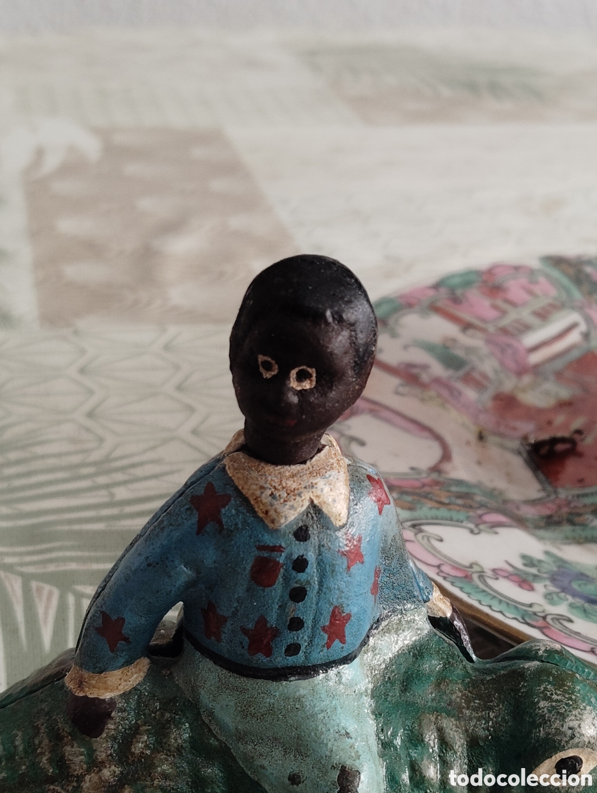 Antig&uuml;edades: Antiguo figura de hierro - Foto 2