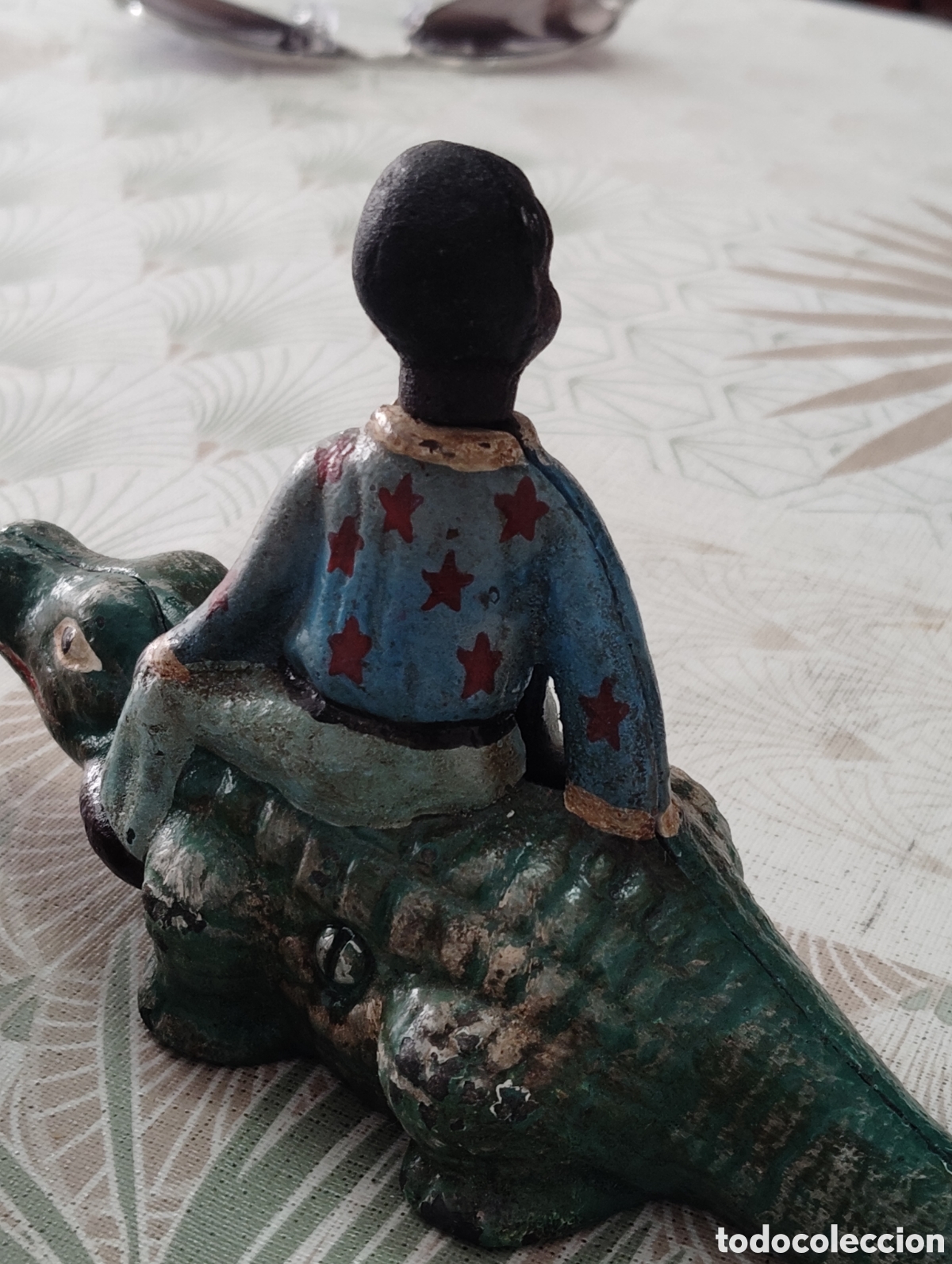 Antig&uuml;edades: Antiguo figura de hierro - Foto 3