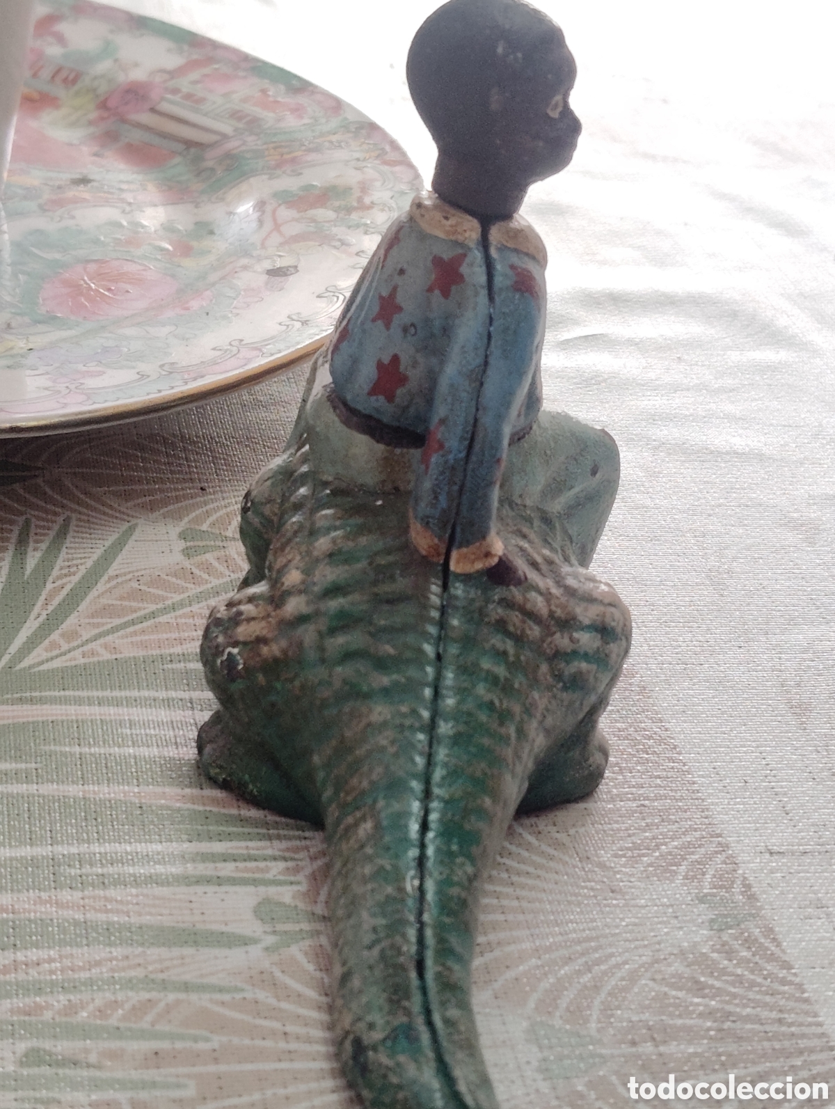 Antig&uuml;edades: Antiguo figura de hierro - Foto 4
