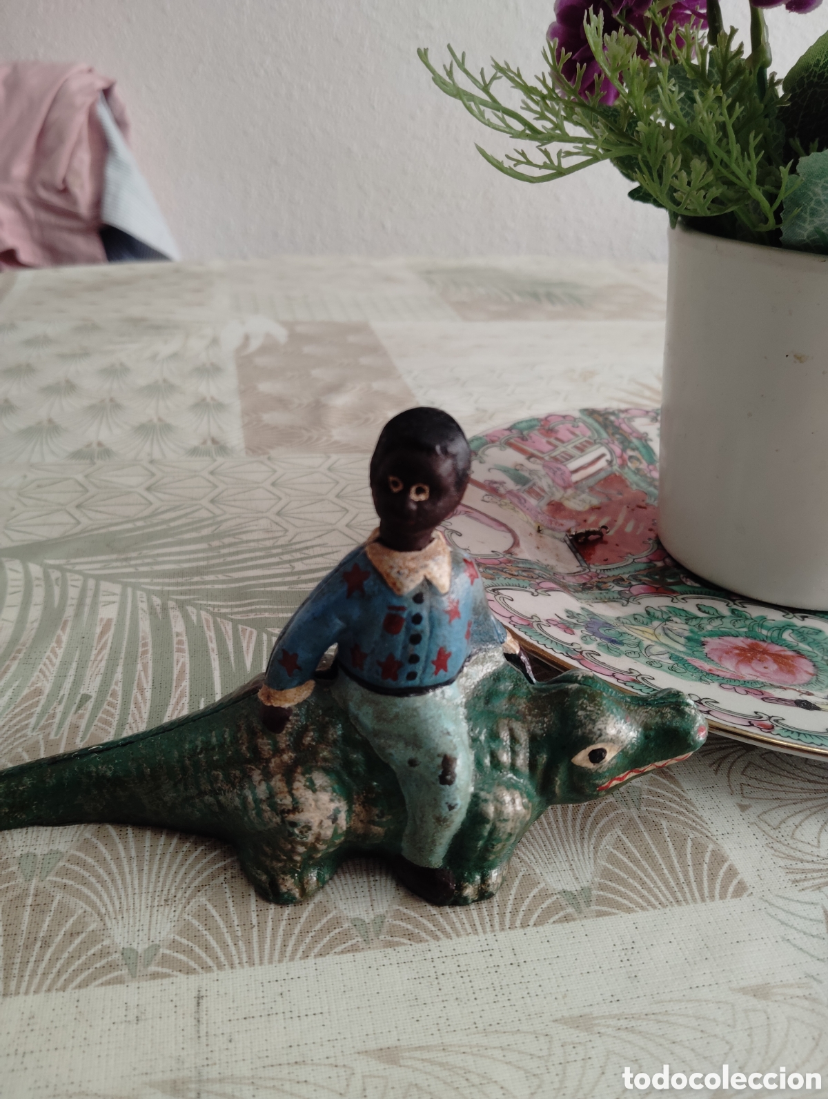 Antig&uuml;edades: Antiguo figura de hierro - Foto 1