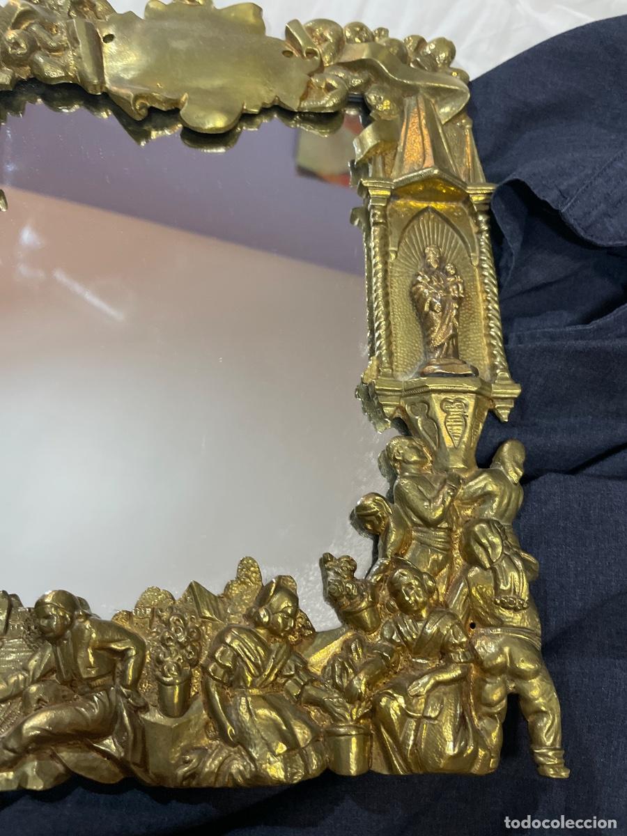 Antig&uuml;edades: Antiguo espejo de bronce, Valencia - Foto 3