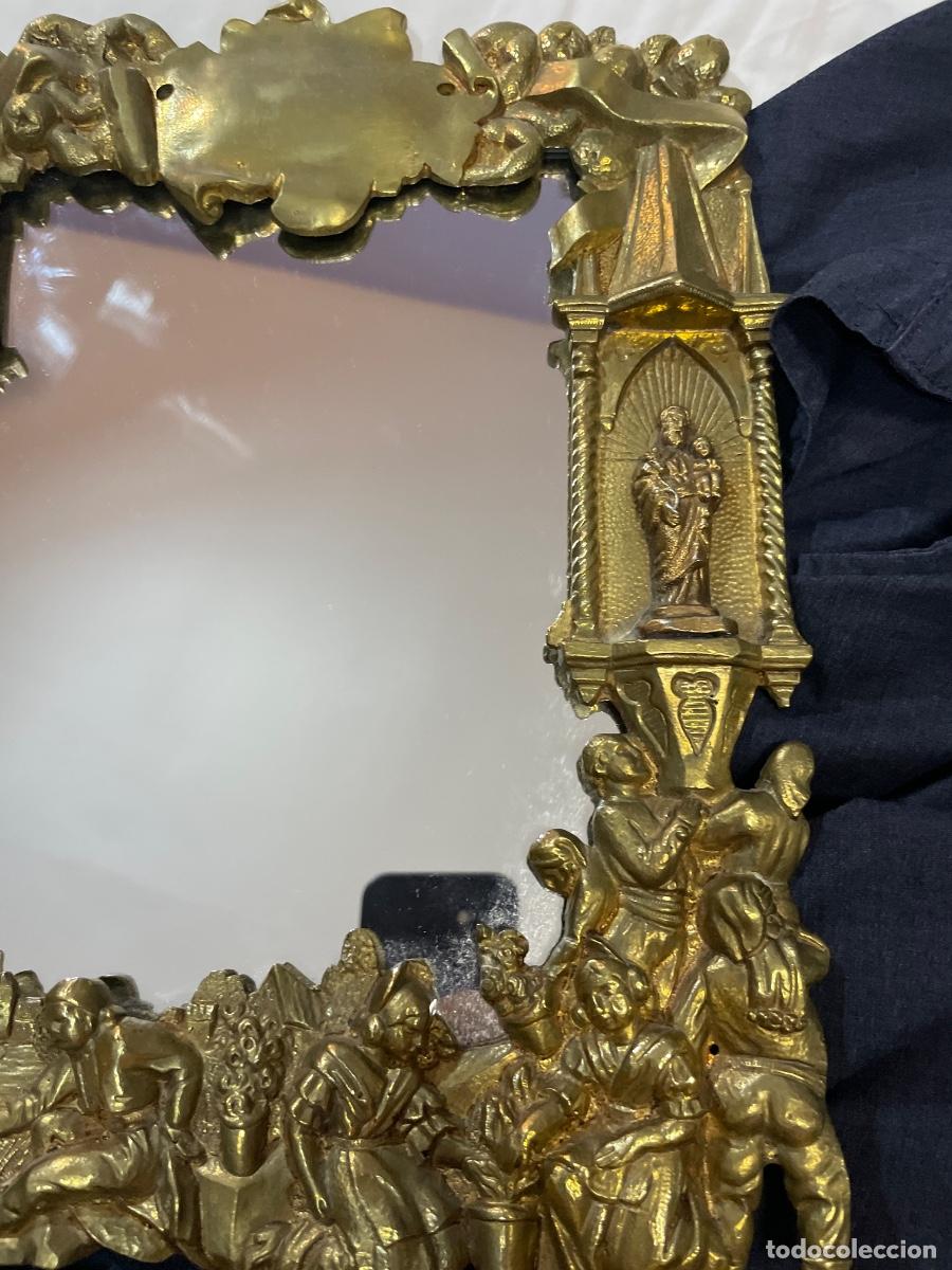 Antig&uuml;edades: Antiguo espejo de bronce, Valencia - Foto 5