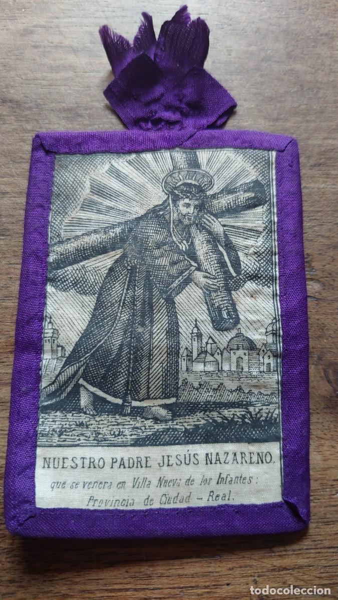 Antig&uuml;edades: Antiguo escapulario Nuestro Padre Jes&uacute;s de Nazareno