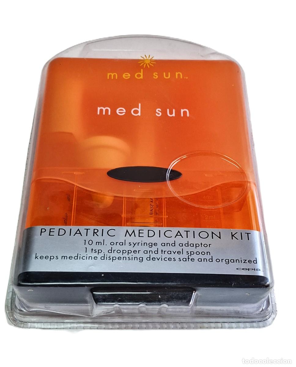 Oggetti Antichi: KIT DE DOSIFICACION DE MEDICAMENTOS PARA NI&Ntilde;OS