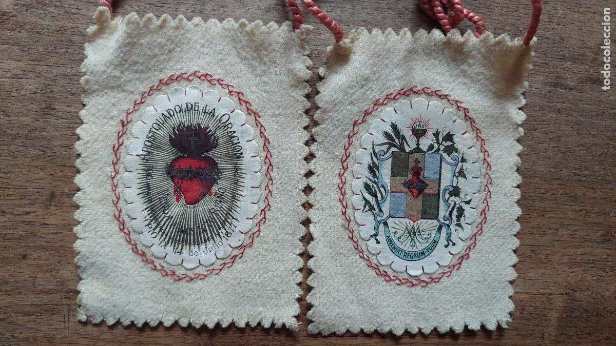 Antiques: Antiguo escapulario Detente guerra civil