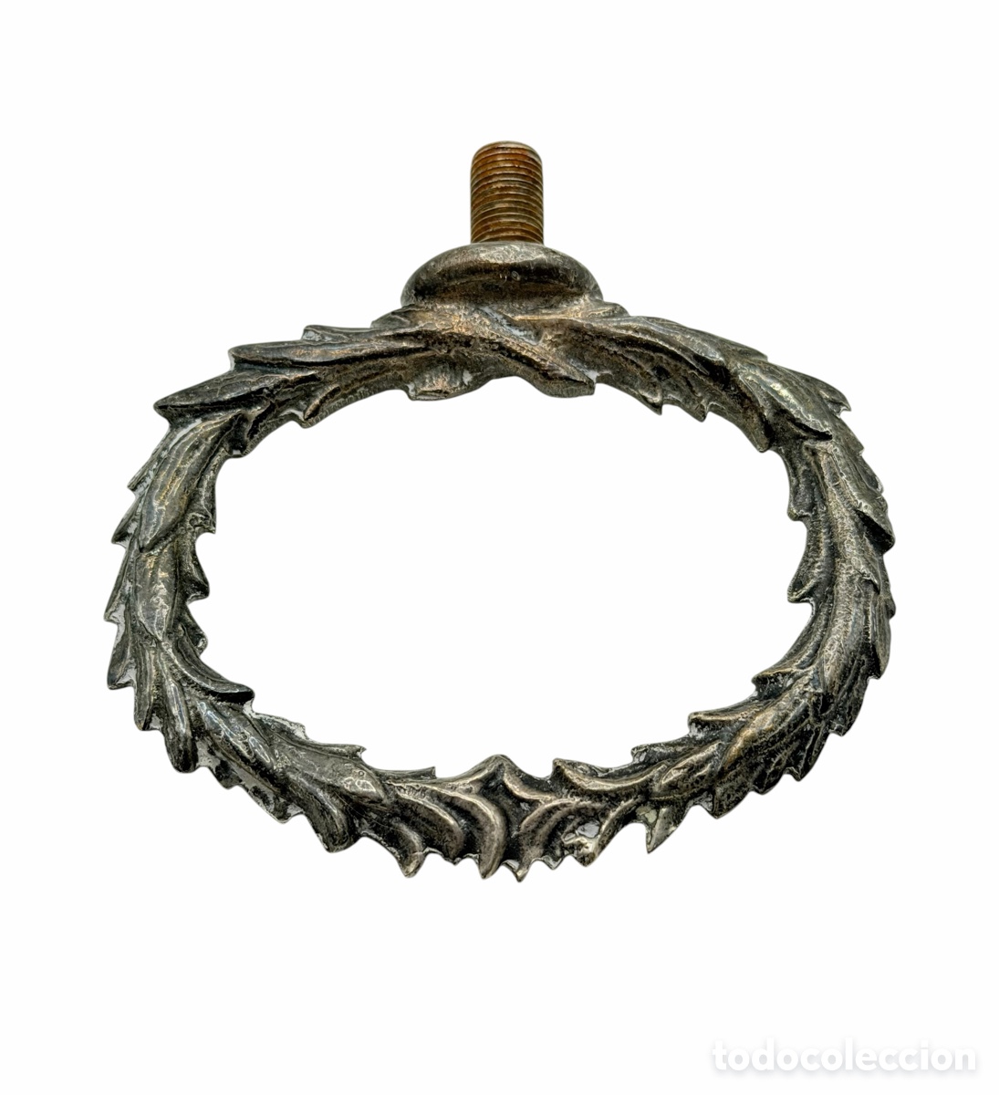 Antiques: Antiguo Adorno Corona de Laurel