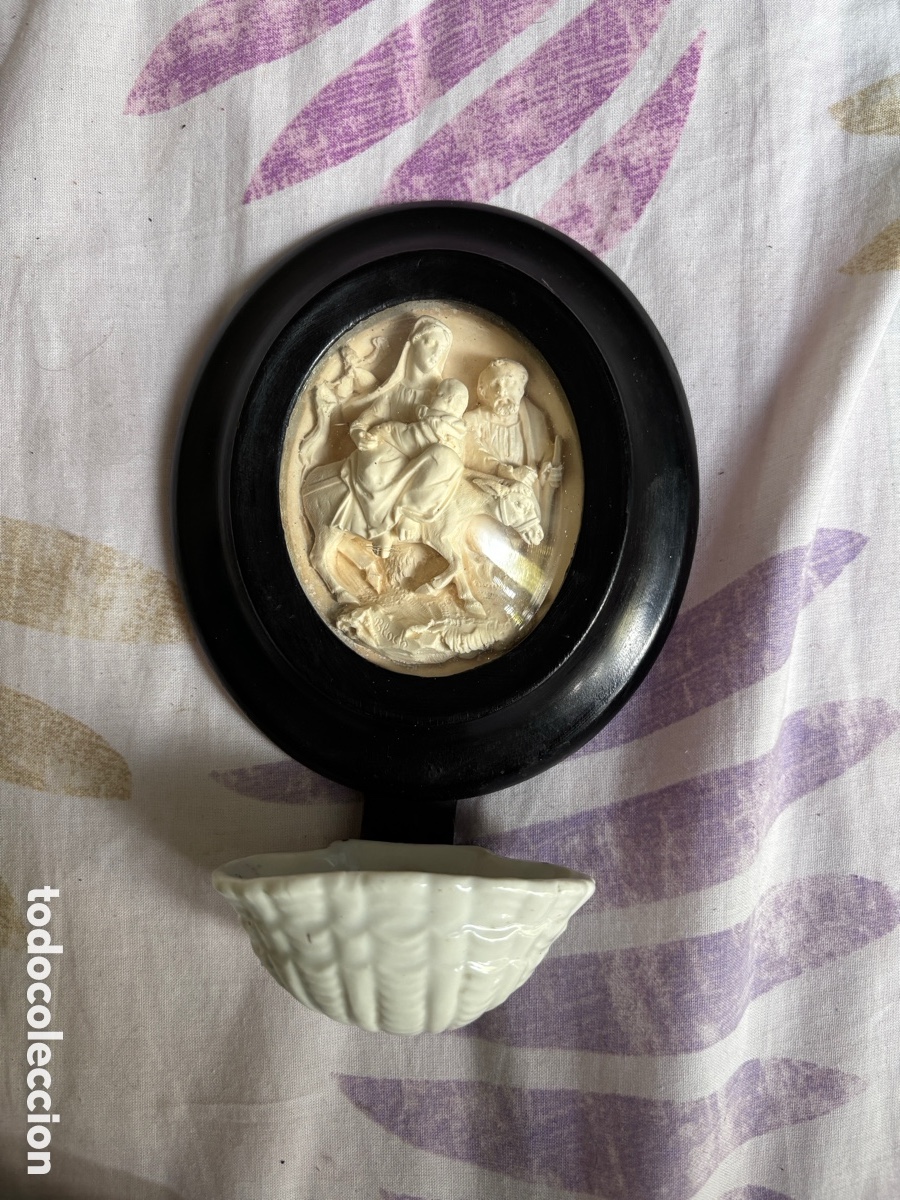 Antig&uuml;edades: BENDITERA ESPUMA DE MAR SIGLO XIX Bernard Bloch - Foto 6