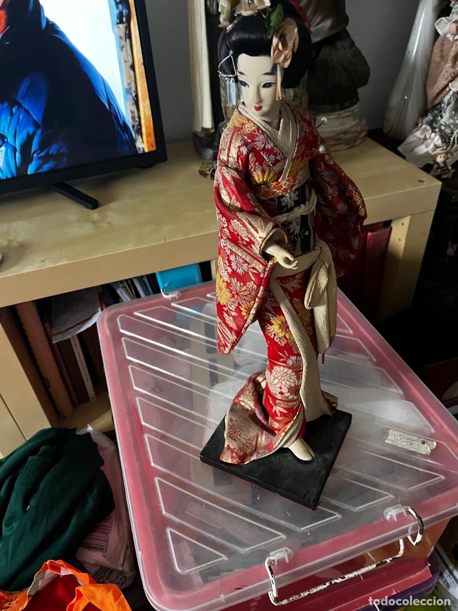 Antig&uuml;edades: Muneca Japan vintaje con 43 cm