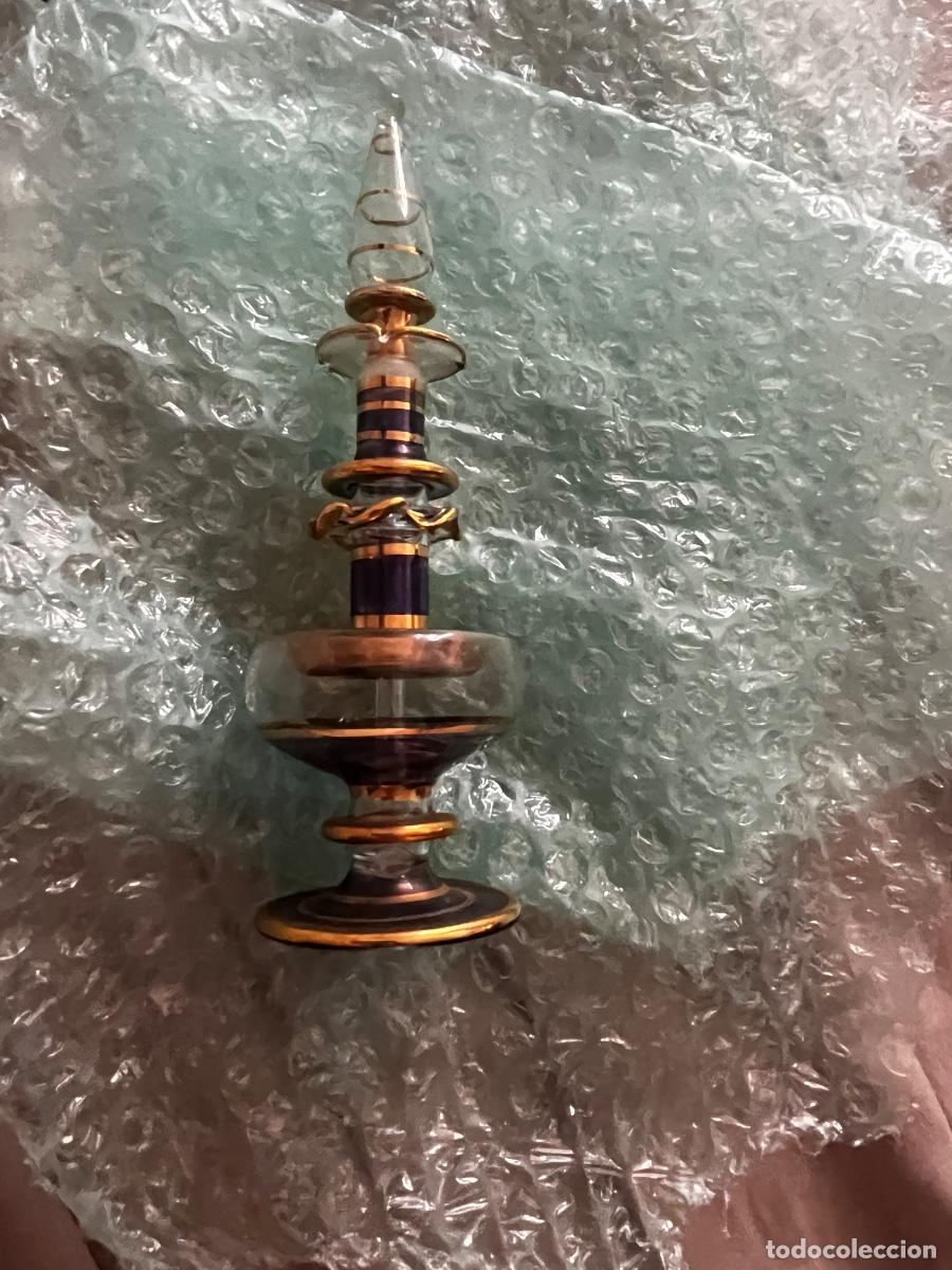 Antig&uuml;edades: Ambientador cristal vintaje con 15 cm