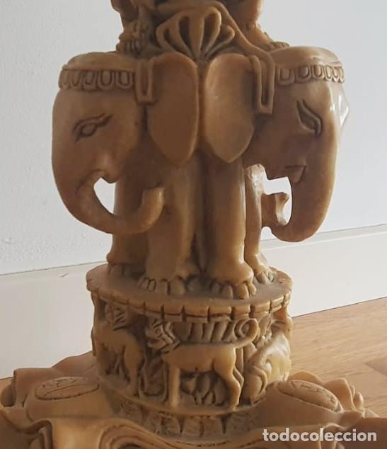 Antiquit&auml;ten: ORIGINAL PEDESTAL DECORATIVO - INSPIRACI&Oacute;N ORIENTAL