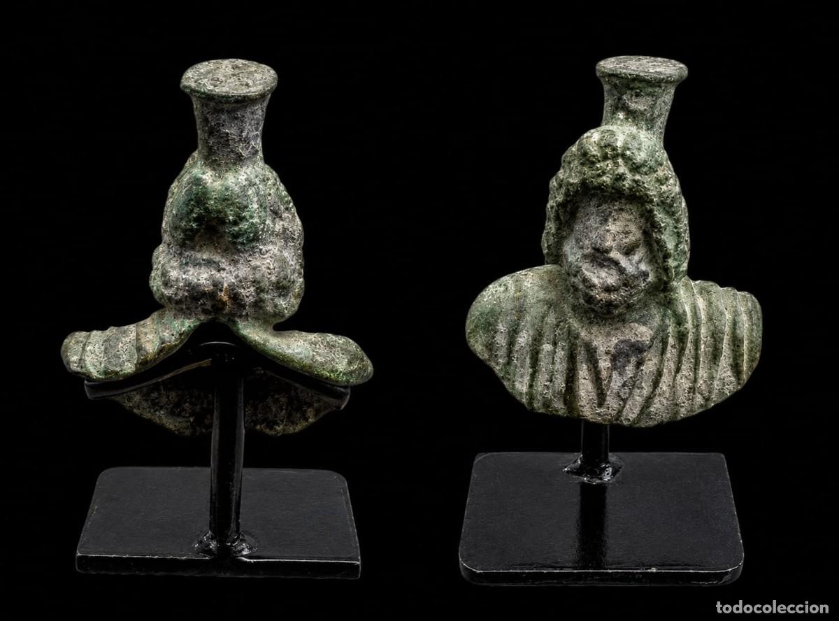 Antig&uuml;edades: Arqueolog&iacute;a. Serapis en Bronce S. II-I A.C.