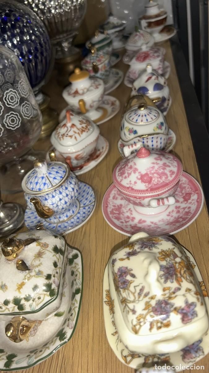 Antig&uuml;edades: SOPERAS PORCELANA COLECCION 16 MINIATURAS PORCELANIAN ART