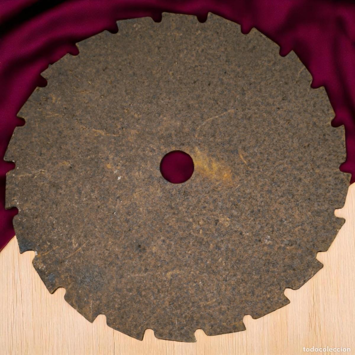 Antiquit&eacute;s: ⚙️ Antigua Hoja De Corte Agr&iacute;cola &ndash; Disco Met&aacute;lico De Herramienta De Labranza (20 Cm)