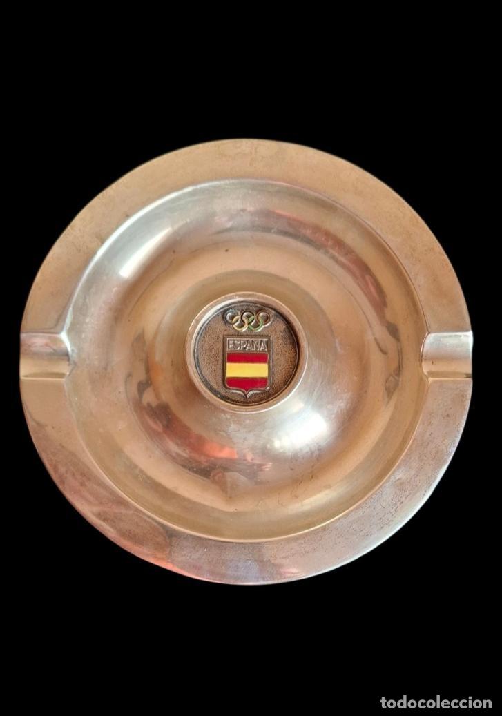 Antig&uuml;edades: (F-260705)CENICERO DE PLATA COMITE OLIMPICO ESPA&Ntilde;OL - JOYERIA J.ROCA