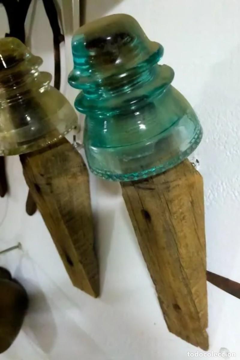 Antig&uuml;edades: J&iacute;cara, aislante el&eacute;ctrico antiguo. Decoraci&oacute;n rustica.