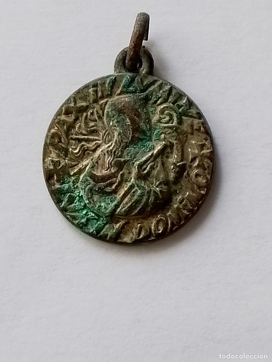 Antiques: Antigua Medalla de San Benito - Bronce/Cobre con P&aacute;tina - Exorcismo y Protecci&oacute;n