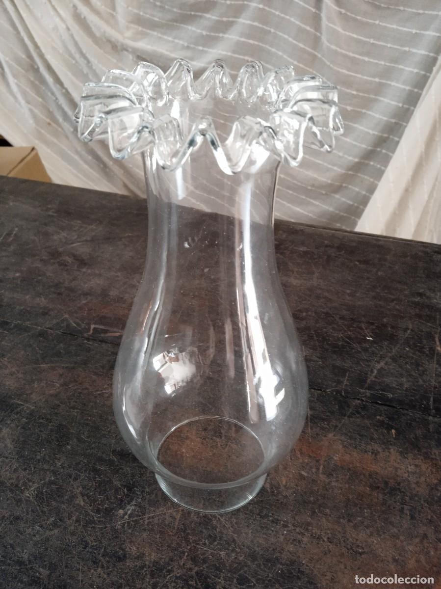 Antig&uuml;edades: Tulipa de Cristal para Quinqu&eacute;
