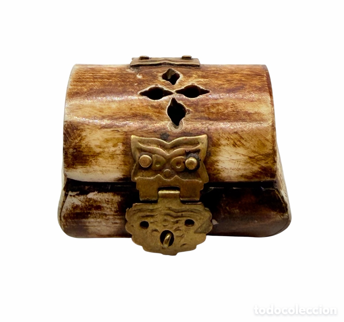 Antiguidades: Antigua Caja de Hueso