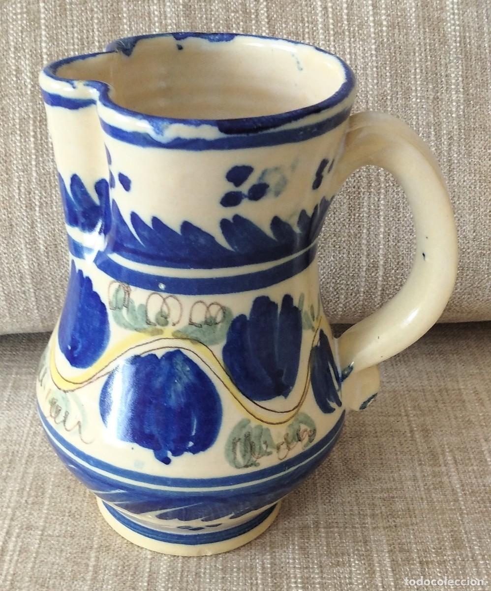 Antig&uuml;edades: ANTIGUA JARRA DE CERAMICA DE MANISES