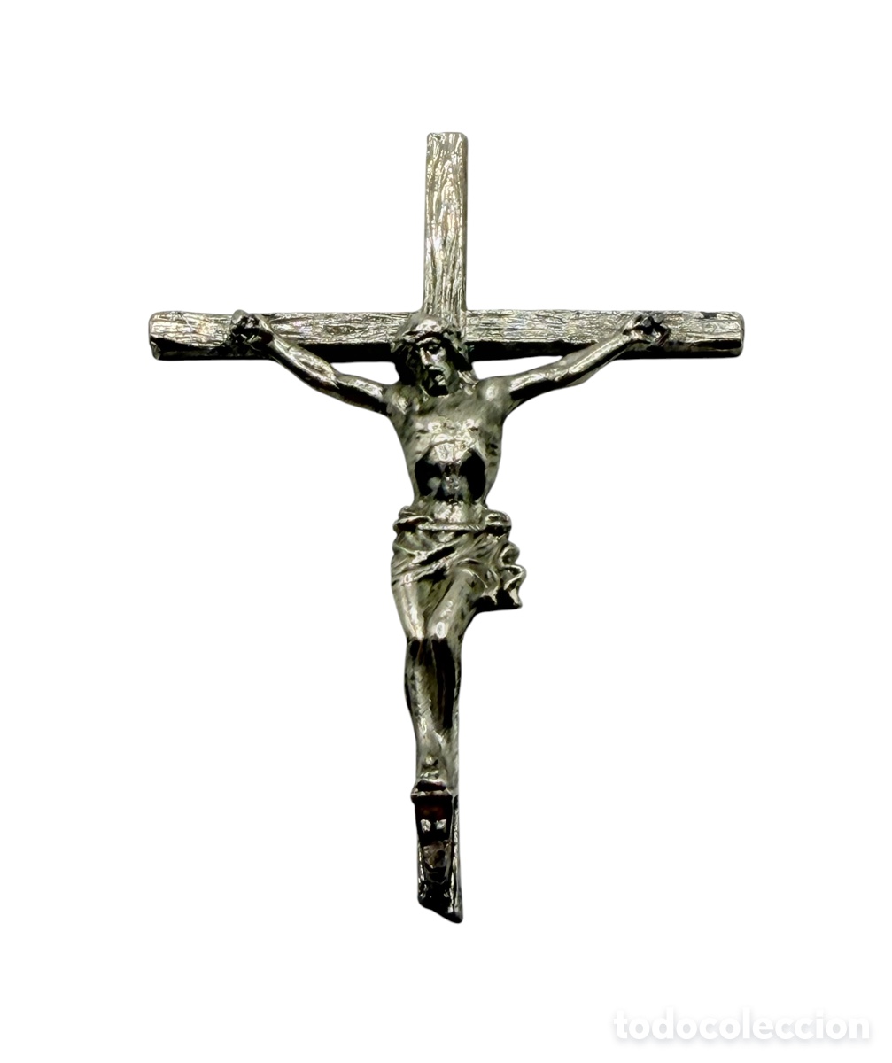 Antig&uuml;edades: Antiguo Crucifijo de Metal