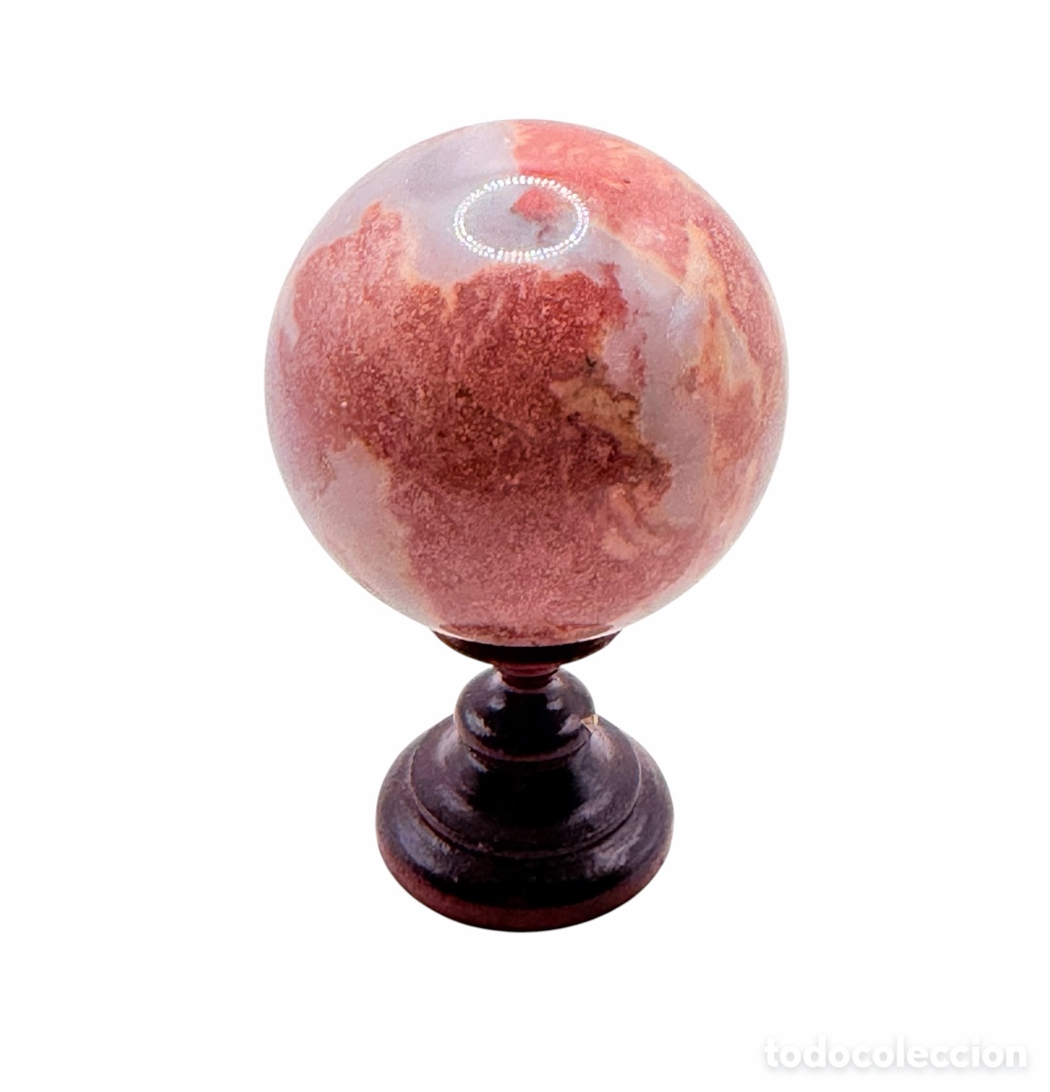 Antiguidades: Antiguo Adorno Bola de Piedra