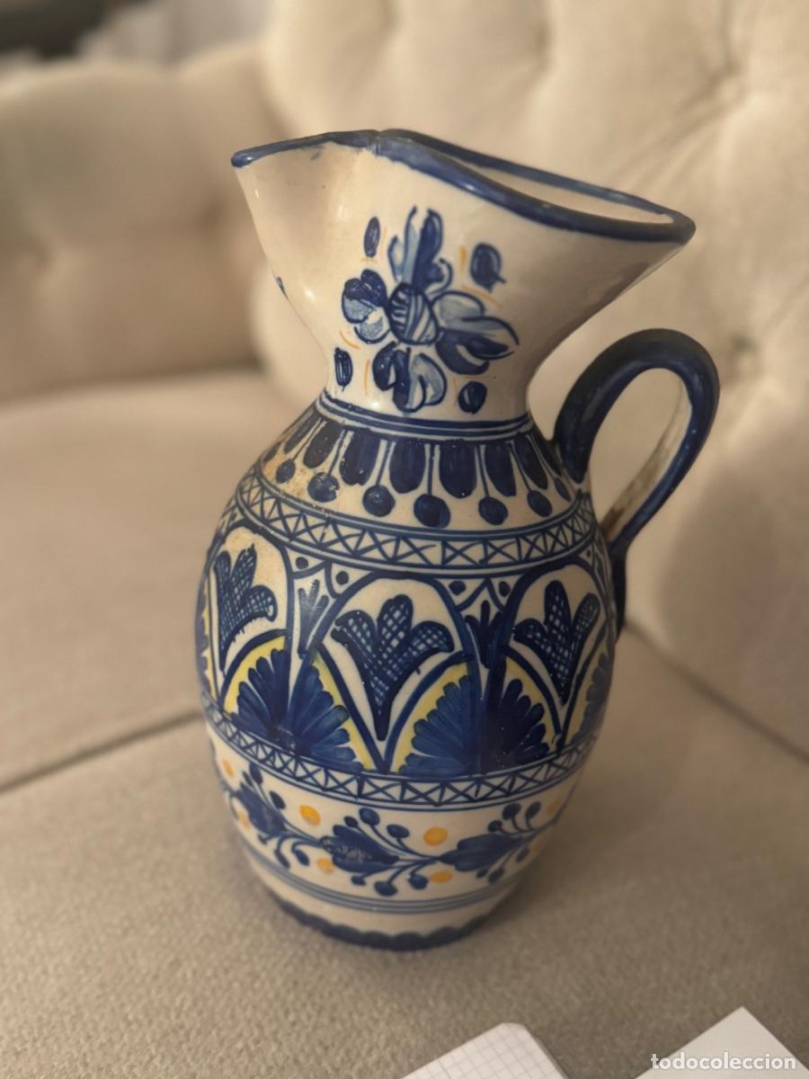 Antig&uuml;edades: Bonita jarra de agua de ceramica