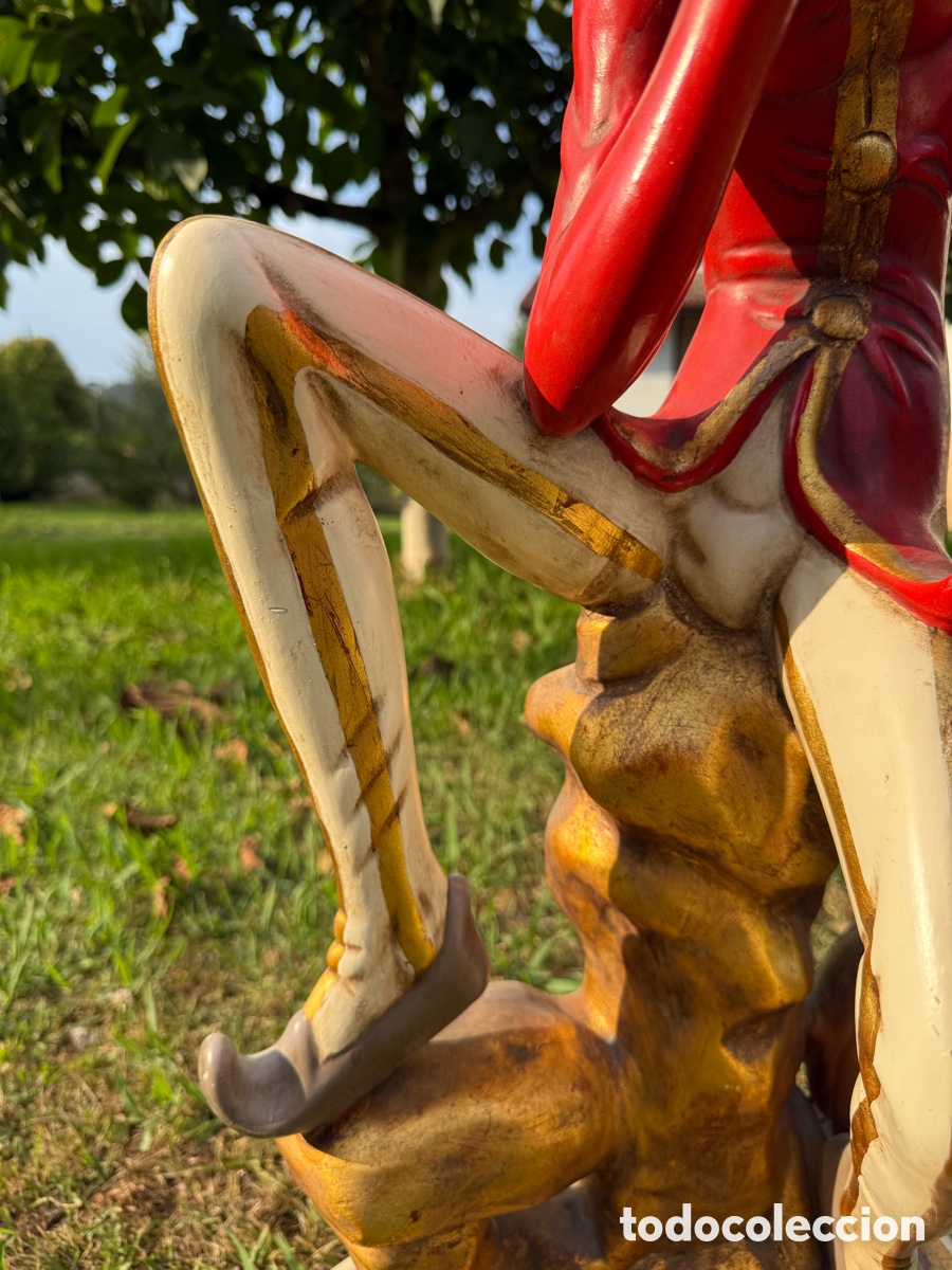 Antig&uuml;edades: Figura Arlequ&iacute;n buf&oacute;n - Foto 5