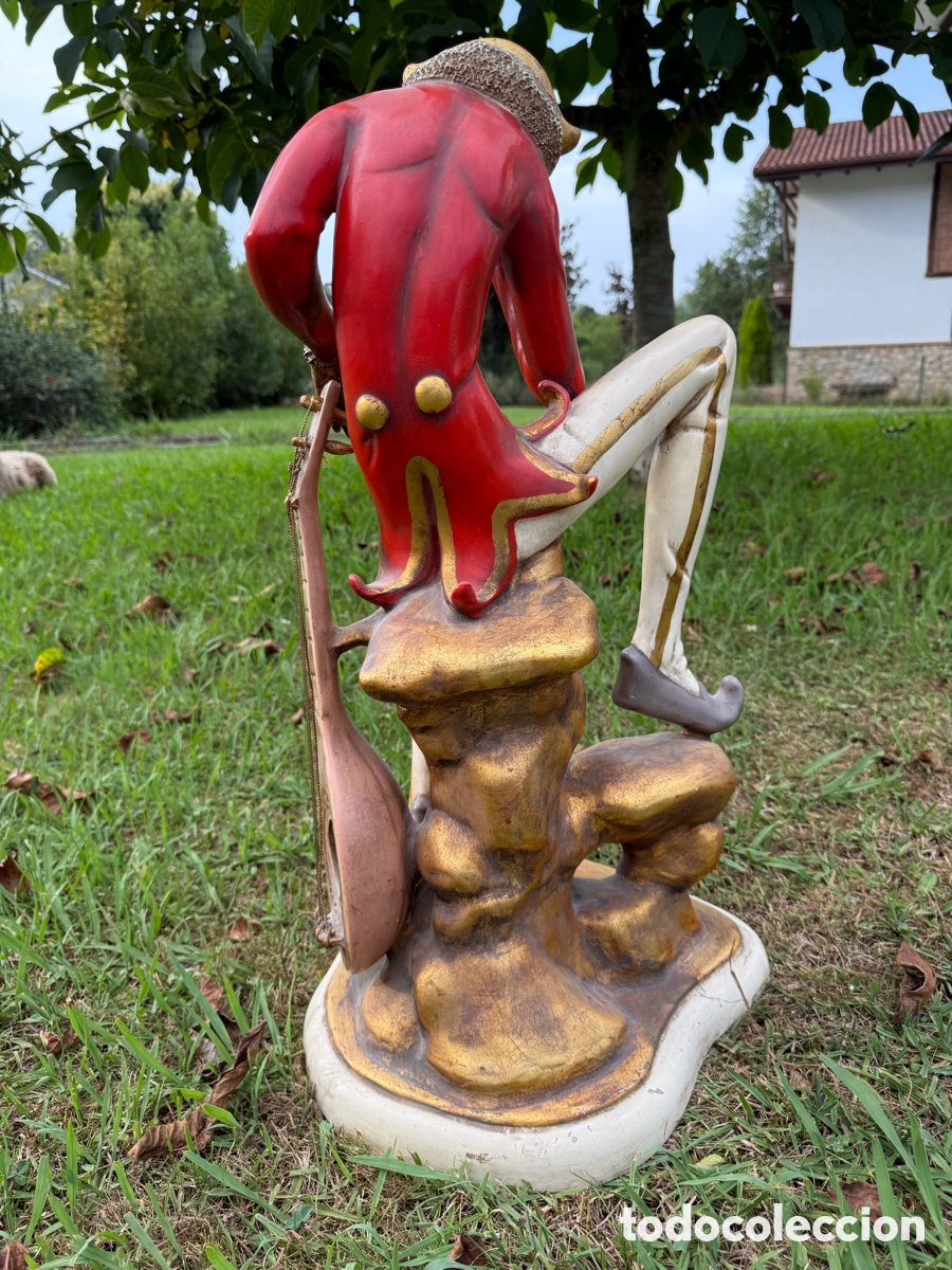 Antig&uuml;edades: Figura Arlequ&iacute;n buf&oacute;n - Foto 7