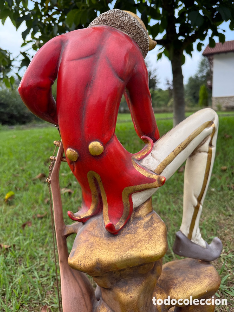 Antig&uuml;edades: Figura Arlequ&iacute;n buf&oacute;n - Foto 8