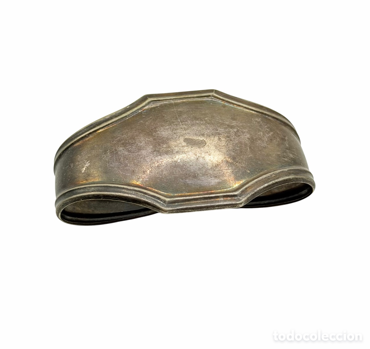Oggetti Antichi: Antiguo Servilletero Plateado